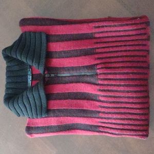 MEN Christmas Sex Money sweater Made in Italy  L Bordeaux with black NWO…